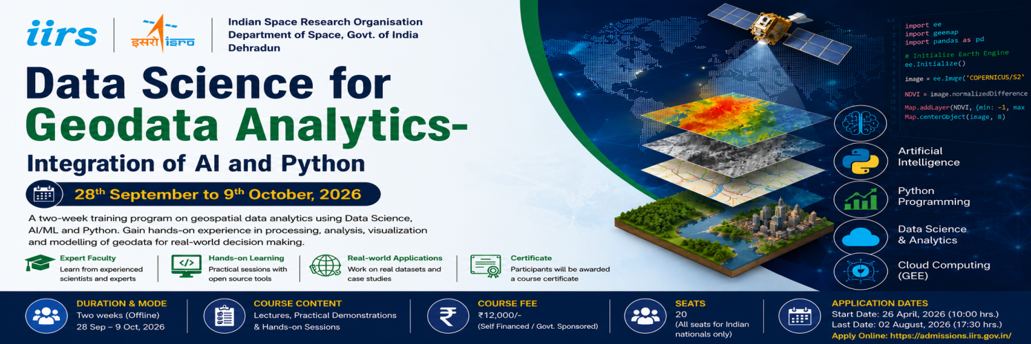 Image of Data Science for Geodata Analytics- Integration of AI and Python