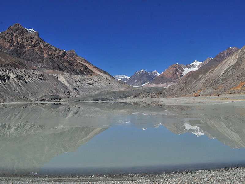 Image of Samudra Tapu Glacier Lake Depth Survey