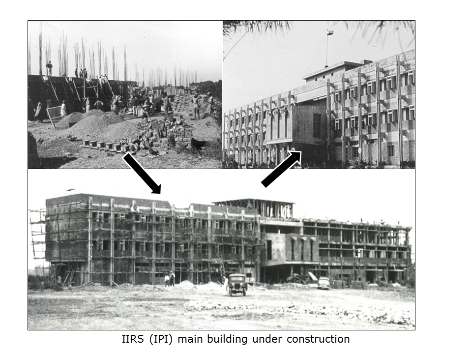 Image of IIRS (IPI) main building under construction
