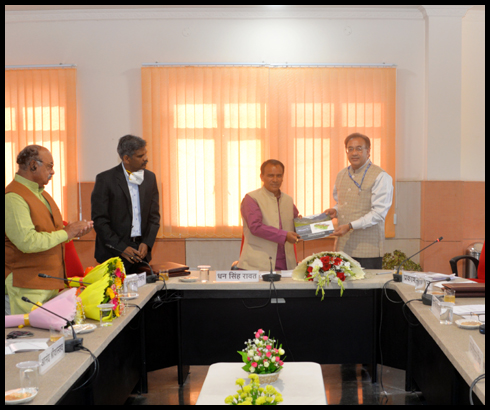 Image of Signing of MoU between IIRS & Uttarakhand  State Disaster Management Authority  on 10 November 2021