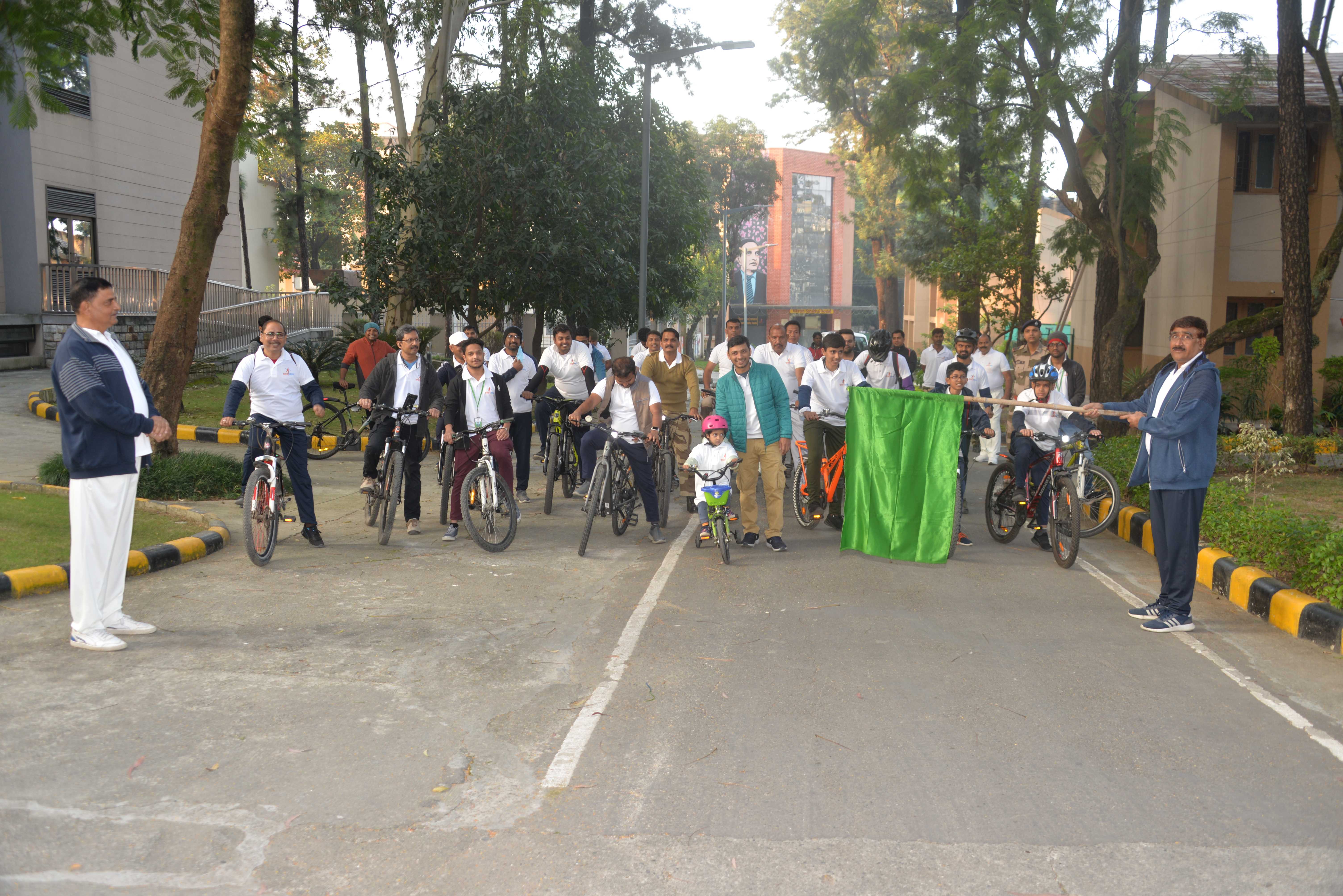 Cycling event on National Unity Day (2022) as part Azadi Ka Amrit Mahotsav celebration