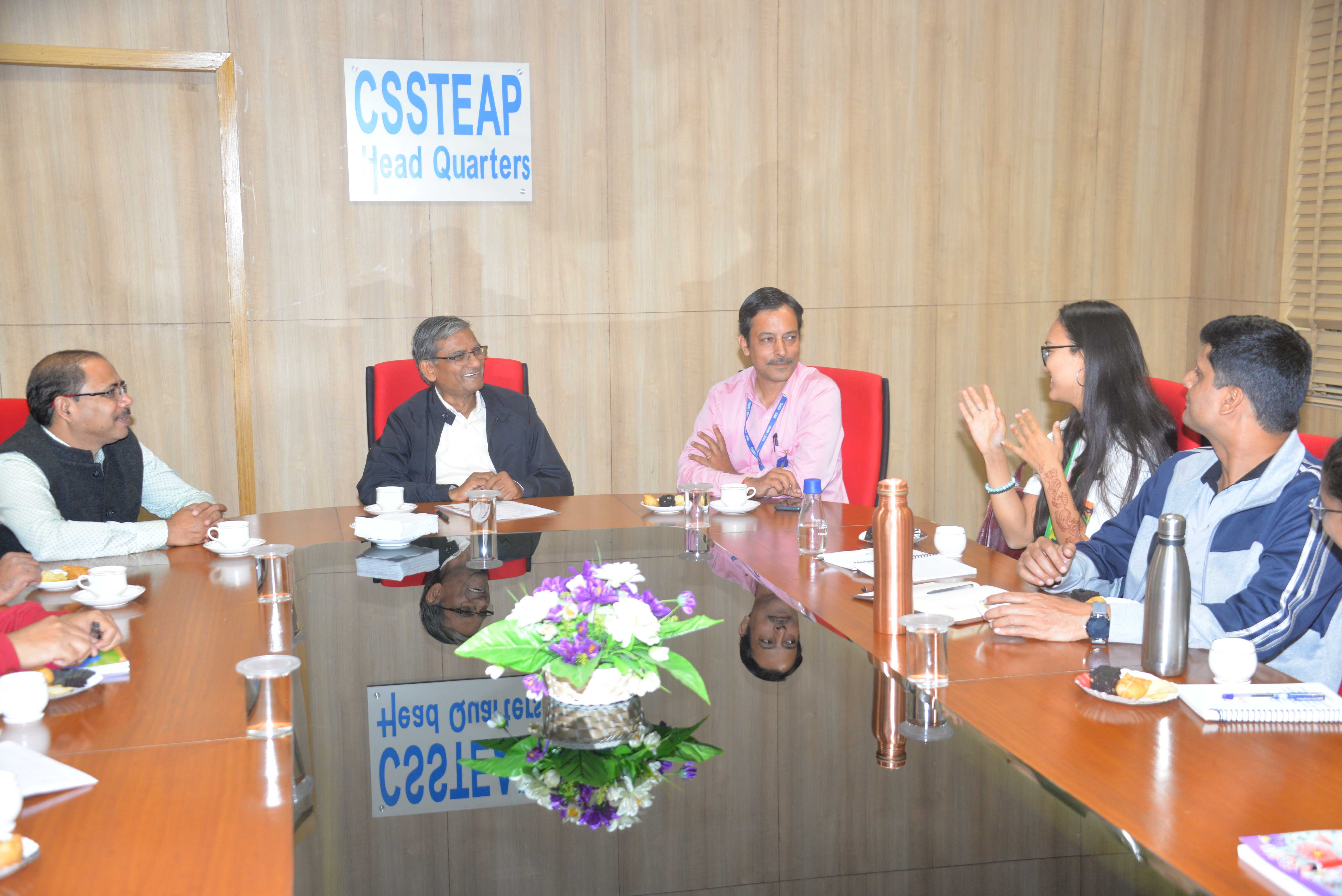 Visit of Dr. P.S. Roy, Ex-Director IIRS at CSSTEAP and Interaction with the students of CSSTEAP