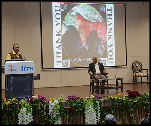 ‘IIRS Lecture Series’ Dr. George Joseph, Former Honorary Distinguished professor, ISRO, Former Director CSSTE-AP & Former Director, SAC, Ahmedabad and Dr. R. R. Navalgund, Honorary Distinguished professor, ISRO, Former Director, SAC Ahmedabad & Former Director, NRSC, Hyderabad on February 23, 2023