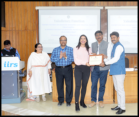 The Combined Valedictory Function of Short Courses on (i) Remote Sensing with Special Emphasis on Digital Image Processing (ITEC-Sponsored) and (ii) Remote Sensing and Image Interpretation 