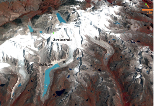 Image of Chubda Glacier, Bhutan:Resourcesat-2 LISS-IV Image (Oct 2017)